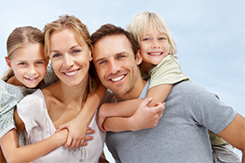 Family with Louisiana Insurance Coverage